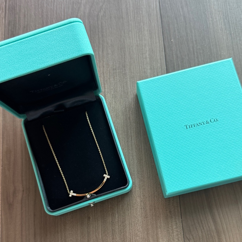 Tiffany & Co. Gold Arc Necklace